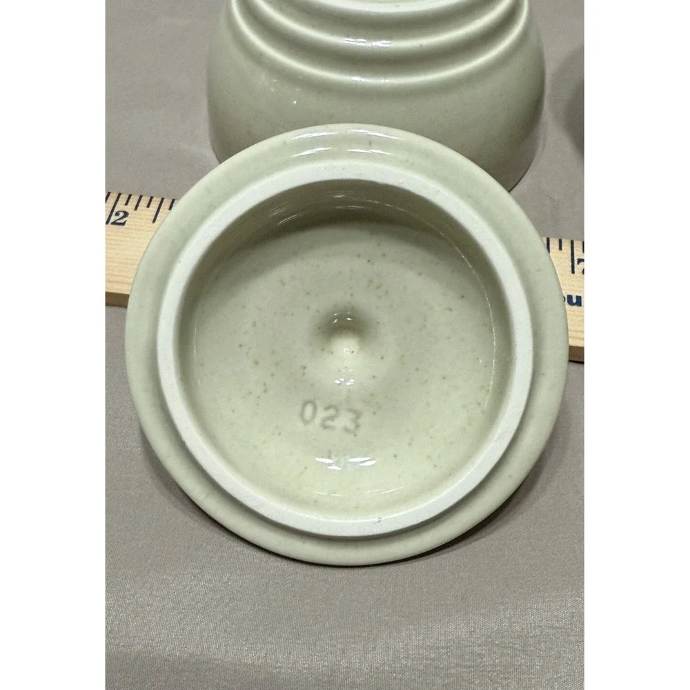 Vintage Pfaltzgraff Cappuccino Sugar Bowl with  Lid‎ and Creamer